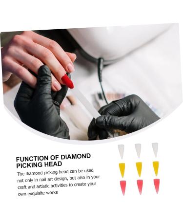 minkissy 27 Pcs Manicure Pen Silicone Head Nail Art Silicone Head Nail Art Pen Head Manicure Pen Head Dotting Pen Wax Head Rhinestone Picker Head Rhinestones Crystal Drilling Pen - Buy Online on SooperMarket.com