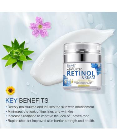 Retinol Face Cream Anti Wrinkle Face Cream Anti Aging Face Cream with 2.5% Retinol Hyaluronic Acid Vitamin E Night Face Cream for Women and Men - Buy Online on SooperMarket.com