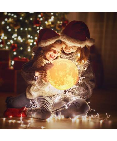 Balkwan 3D Moon Lamp - Dimmable USB Touch Lamp for Kids & Lovers | Ideal Birthday & Bedroom Romantic Gift (4.7 inch) - Buy Online on SooperMarket.com