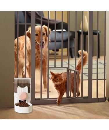 Automatic Cage Feeder | Small Animal Water Dispenser | Cat Food Dispenser | For Hamster Guinea Pig Rabbit Chinchilla Ferret Gerbil Pink feeder - Buy Online on SooperMarket.com