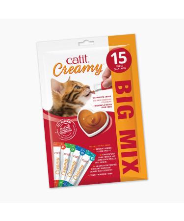 Catit Creamy Lickable Treats Variety Multipack 15 Pack
