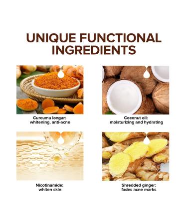 Turmeric Soap Bar for Face & Body - Moisturizing Soap for Hyperpigmentation & Dark Spots - All Skin Types - 1 Count - Buy Online on SooperMarket.com