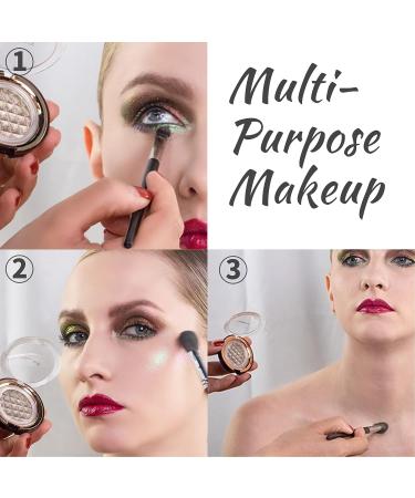 CHARMACY Star Bomb Multichrome Eyeshadow Palette - Duochrome Glitter Foiled Pigment for Metallic Eye Makeup (006) - Buy Online on SooperMarket.com