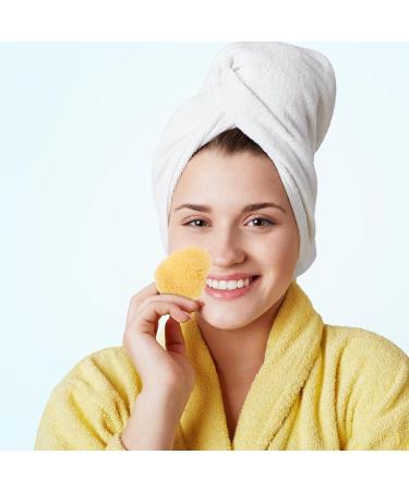Baluue Natural Facial Sponge Round Cleansing Sponge Cosmetic Removal Sponge Portable Sponge for Facial Cleansing Exfoliating Makeup Removal - Buy Online on SooperMarket.com