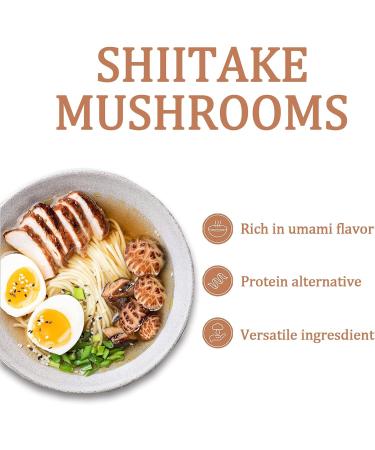 YanHouTang White Flower Shiitake Mushrooms 4 Oz - Premium Dried Mushrooms, Rich in Protein, All Natural & Nutritious, Soft Texture, Fresh Flavor - Buy Online on SooperMarket.com