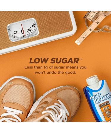Pure Protein Chocolate Peanut Butter Shake | 30g Protein | Ready-to-Drink Keto-Friendly | Immune Boosting Vitamins | 11oz Bottles - 12 Pack - Buy Online on SooperMarket.com