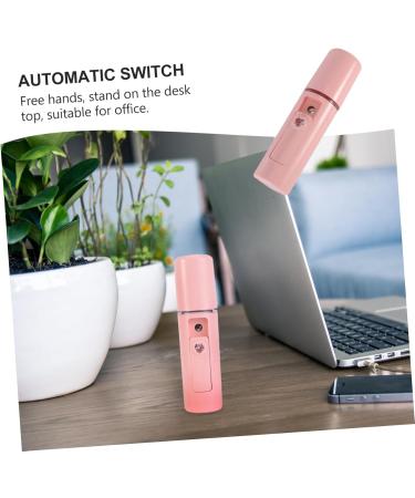 BELLIFFY 1pc Humidifier Makeup Device Face Sprayer Handheld Spray Device Mini Face Steamer USB Pink Abs - Buy Online on SooperMarket.com