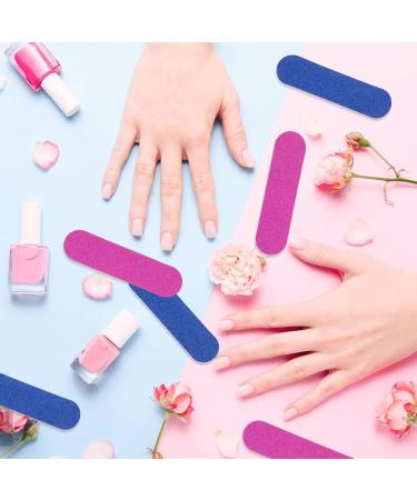 100 Pcs Mini Nail File Nail Buffer Block for Natural Nails Double-Sided Emery Board Nail File Set Professional Nail Polisher for Natural Artificial Nails in Salon Home Use - Buy Online on SooperMarket.com