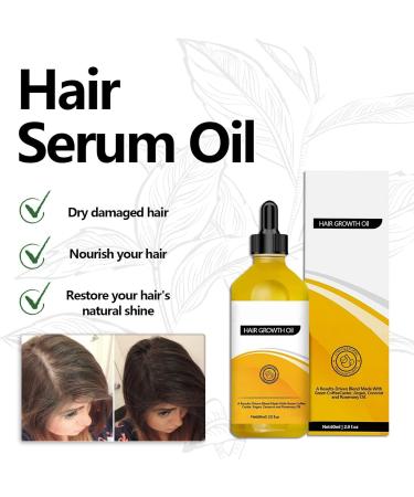 Neviux Natural Hair Growth Oil Hair Growth Serum Rosemary Hair Oil Nourishing Damaged Hair Oil for Drying Damaged Hair and Hair Care Prevent Hair Loss - Buy Online on SooperMarket.com