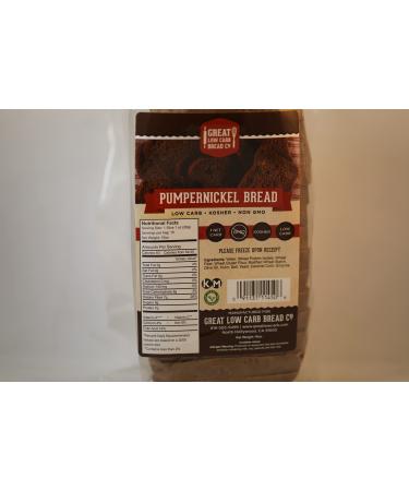 Great Low Carb Bread Co. - Pumpernickel Bread - 3 Bags