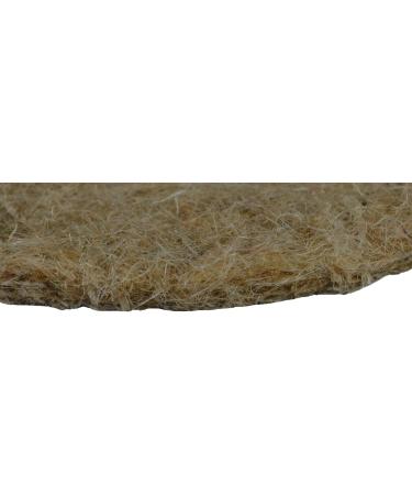 Supa Jute Canary Nesting Felt Size 5-Inch Pack of 10 Natural Fibre Mat That Makes A Warm Cosy And Safe Nest  - Buy Online on SooperMarket.com