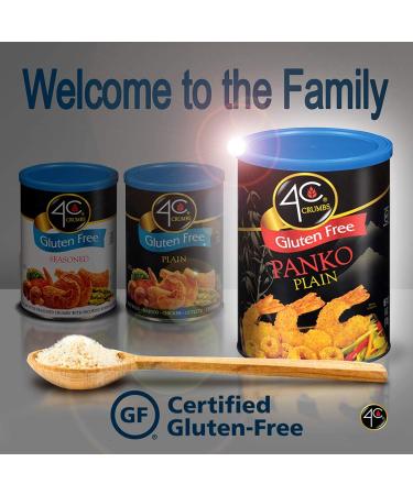 4C Premium Gluten Free Seasoned Bread Crumbs 6 Pack - Flavorful Crispy Crunchy Value Pack 12 Ounce (Pack of 6) - Buy Online on SooperMarket.com