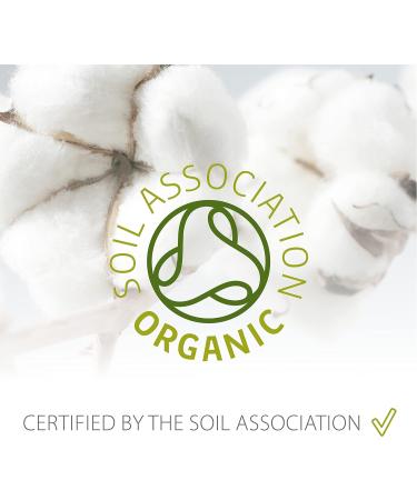 Simply Gentle Organic Cotton Pads Dual sided - Sealed Edges - Low Lint - 100% Organic Cotton Wool 100 Count (Pack of 6) - Buy Online on SooperMarket.com