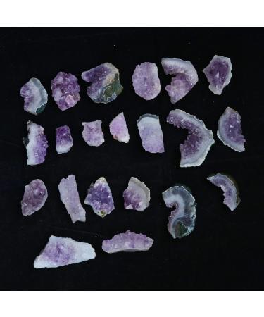 Meditation Gift Natural Amethyst February Birthstone Rough Home Decor (Size : 400-450g) - Buy Online on SooperMarket.com