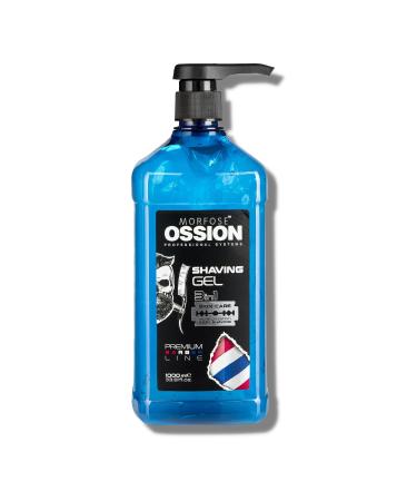 Morfose Shaving Gel - Infused with Soothing Aloe Vera and Vitamin E Perfect for Sensitive Skin Protects from Nicks and Cuts Easy to Use and Rinse Off 30.43 Fl Oz