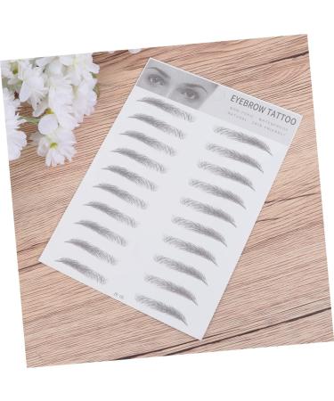 Hemoton 2pcs 3d Eyebrow Stickers Artificial Eyebrow Imitation Eyebrow - Buy Online on SooperMarket.com