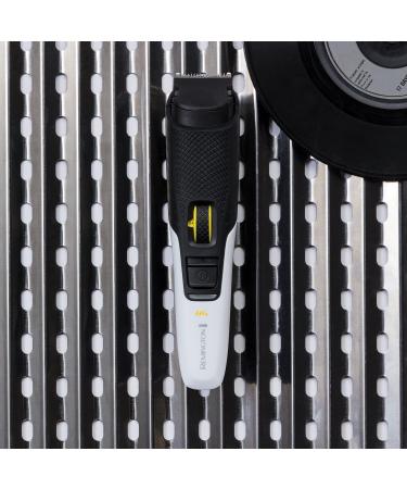 Remington B4 Style Series Beard Trimmer | Cordless, Rechargeable, Self-Sharpening Blades | Anti-Slip Grip | MB4000 Black/White - Buy Online on SooperMarket.com