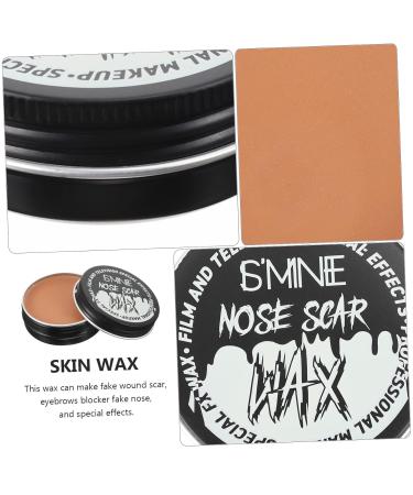 NOLITOY 1pc Makeup Wax - Safe Skin Wax for Halloween Makeup Fake Scabs Wounds & Scars | 6x2cm Modeling Wax Tool - Buy Online on SooperMarket.com