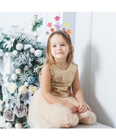 WLLHYF Glitter Star Headband Party Hair Headbands Valentines Day Gift Hair Bands Glitter Band Hair Accessory for Women (Colorful) - Buy Online on SooperMarket.com