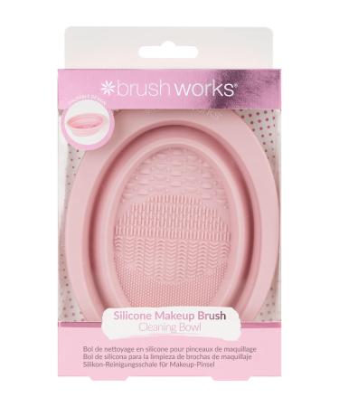 Brushworks Silicone Makeup Brush Cleaning Bowl