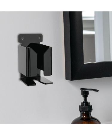 Predolo Wall Holder for Men's Electric Razors | Durable Acrylic Bathroom & Shower Hook | Sleek Black Design - Buy Online on SooperMarket.com