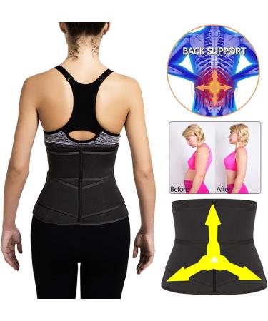 Shop Aoleytech Women's Waist Trainer Corset | Adjustable Sweat Belt for Effective Belly Trimming & Workout Support - Buy Online on SooperMarket.com