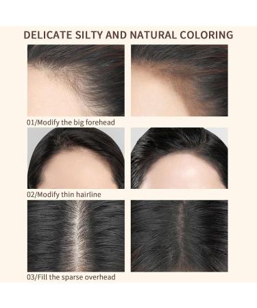 VigCebit Hair Base Powder - Temporary Gray Hair Cover Root Impression & Eyebrow Pencil - Fast & Effective Solution (Black) - Buy Online on SooperMarket.com