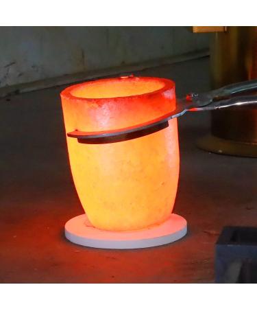 CANALHOUT Silicon Carbide Graphite Crucibles Crucibles for Melting Metal Withstand The High Temperature 1800(3272F) Melting Casting Refining Aluminum Gold Silver Copper (6KG No.6) - Buy Online on SooperMarket.com