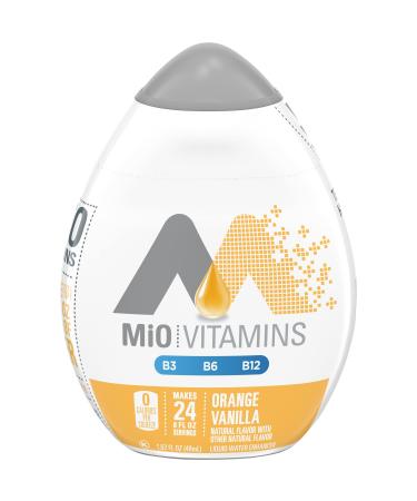Mio Vitamins Liquid Water Enhancer, Orange Vanilla, 1.62 OZ 4-Pack 1.62 Fl Oz (Pack of 4)