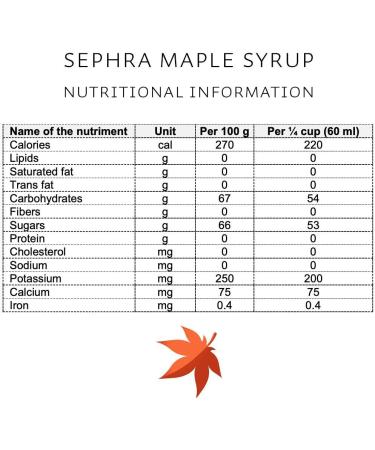 Sephra Canadian Maple Syrup 1 Litre Bottle 100% Pure Grade A Dark with Rich Robust Taste No Added Sugar For Pancakes Waffles Crepes Baking and Roasting - Buy Online on SooperMarket.com