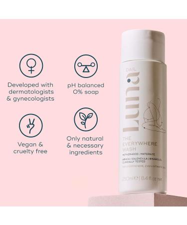 Motherhood Everywhere Body Wash - Gentle pH Balanced & Natural for Pregnancy | Calming Ylang Ylang & Lavender 250ml - Buy Online on SooperMarket.com