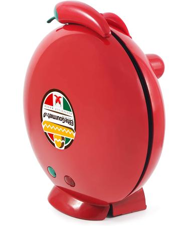 Elite Gourmet EQD413 Non-Stick Electric Quesadilla Maker 6-Wedge Easy-Slice Grilled Cheese 8 Inch Red - Buy Online on SooperMarket.com