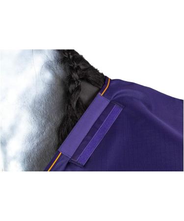 Marengos by Bucas Winter Blanket 1200D | Waterproof & Breathable Irish Turnout | Blue/Orange 125cm (100g/m Filling) - Shop Internationally - Buy Online on SooperMarket.com