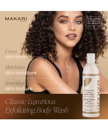 Makari Classic Luxurious Exfoliating Body Wash 500ml | Brightening & Exfoliating Cleanser | Removes Dead Skin Cells | All Skin Types - Buy Online on SooperMarket.com