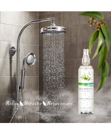 Luxury Eucalyptus Oil Steam Shower Spray - 8oz | Best Mist Essential Oil for Spa Rooms, Showers, and Baths - Buy Online on SooperMarket.com