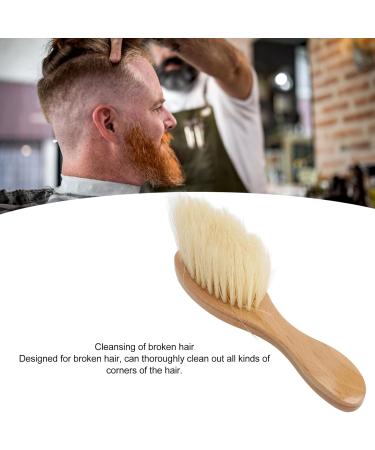 Soft Bristle Neck Duster Cleaning Brush for Face and Hair Ergonomic Design for Broken Hair Cleaning Wood Handle - Buy Online on SooperMarket.com