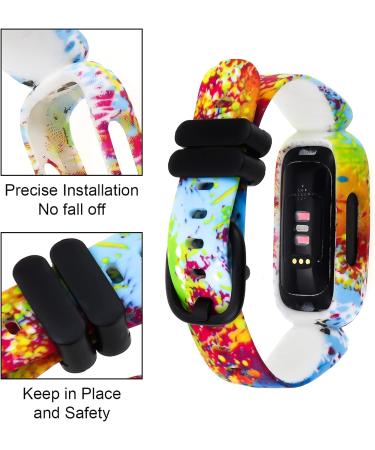 3 Pack Floral Ace 3 Bands for Kids - Colorful Waterproof Straps for Fitbit Ace 3 - Girls Boys Bracelet Accessories - Pattern A - Buy Online on SooperMarket.com