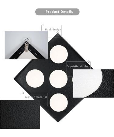 Leather Square Fencing Target for Foil, Saber, and Epee - Black, One/Five Bullseye - Buy Online on SooperMarket.com