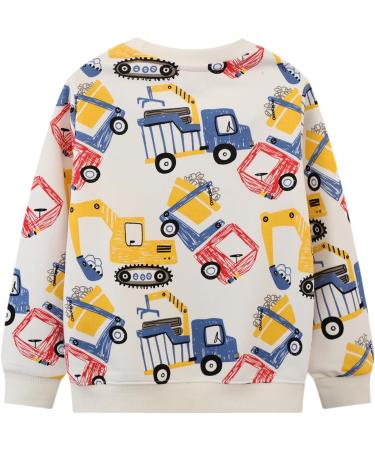 Kids Dinosaur Sweatshirt - Boys/Girls Cotton Jumper 4-5 Years - Fun Long Sleeve Pullover Toddler Shirt - Buy Online on SooperMarket.com
