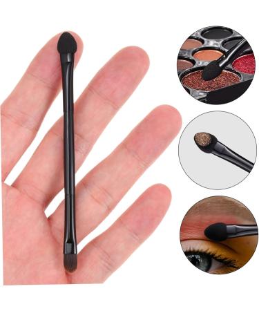 Baluue 100 Pcs Double Eye Shadow Makeup Blending Sponge Makeup Brush Eyeshadow Smudge Brush Black Plastic - Buy Online on SooperMarket.com