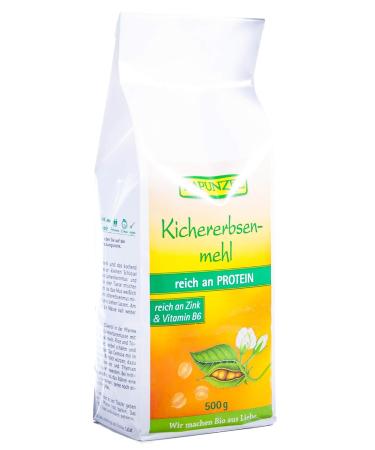 Rapunzel Organic Chickpea Flour Roasted 500g (Pack of 2) - Premium Gluten-Free Legume Flour for Cooking & Baking - Buy Online on SooperMarket.com