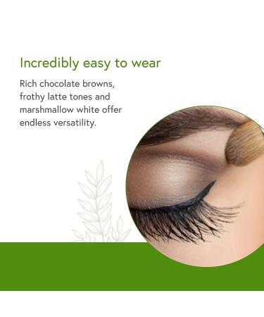 Honeybee Gardens Hot Chocolate Eye Shadow Palette - Vegan, Gluten-Free, Paraben-Free | Natural Ingredients - Net Wt 1.3g - Buy Online on SooperMarket.com