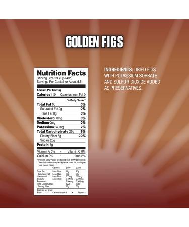 Nutra Fig Golden California Dried Figs - Unsweetened & Gluten-Free Snacks - 8 Oz (4 Pack) - Buy Online on SooperMarket.com