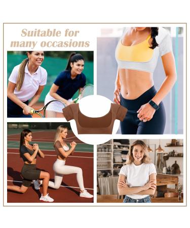 6-Piece Breathable Armpit Vests with Sweatproof Pads for Women & Girls | Washable Forearm Weld Protection - Dark Color - Buy Online on SooperMarket.com