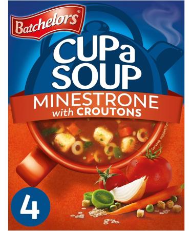 Batchelors Cup a Soup Minestrone with Croutons Instant Soup Sachets 94 g Box (Pack of 9 Boxes - Each Contains 4 Sachets)