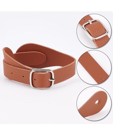 GORGECRAFT 4Pcs Leather Spur Straps Adjustable Boot Strap Western Man Woman Single Ply Leather Horizons Spur Straps with Zinc Alloy Clasp for Equestrian Supplies Thigh High Boots Chocolate - Buy Online on SooperMarket.com