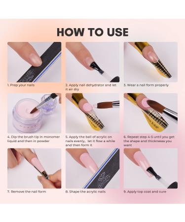 Makartt Light Pink Acrylic Powder for Nails - 56g Professional Nail Builder for Perfect Acrylics - Buy Online on SooperMarket.com