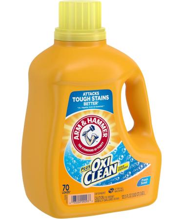 Buy Arm & Hammer Liquid Laundry Concentrate with OxiClean - Fresh Scent 122.5 Fl Oz (Pack of 4) | International Shipping Available - Buy Online on SooperMarket.com
