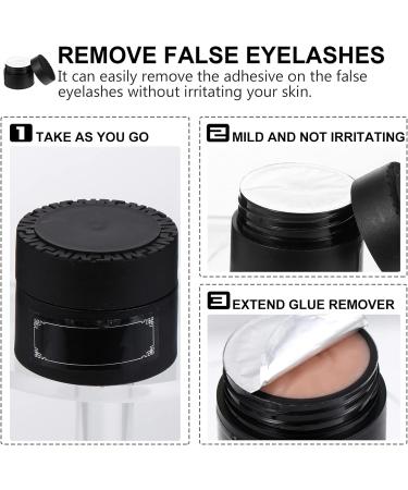 Beavorty 3pcs eyelash remover falsie push up mascara falsies surreal mascara Fake eyelashes remover Eyelash extension remover eyelash mascara natural false eyelashes fake lash cream mild 4x3cmx3pcs Blackx3pcs - Buy Online on SooperMarket.com