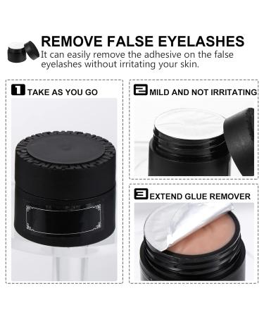 minkissy 2pcs Eyelash Remover Lash Debonder Lash Remover Cream Removing Eyelashes Cream Lash Cream Remover Makeup Cleansing Creams Eyelash Extension Miss Cleanser Fake Eyelashes Plastic 1 count (Pack of 1) Blackx2pcs - Buy Online on SooperMarket.com